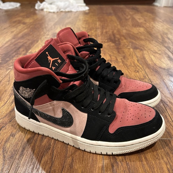 Air Jordan 1 Mid-Top Sneakers - Canyon Rust - Picture 1 of 5
